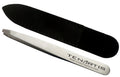 Hair Tweezers Stainless Steel with Leather Case - Tenartis Made in Italy (Straight)