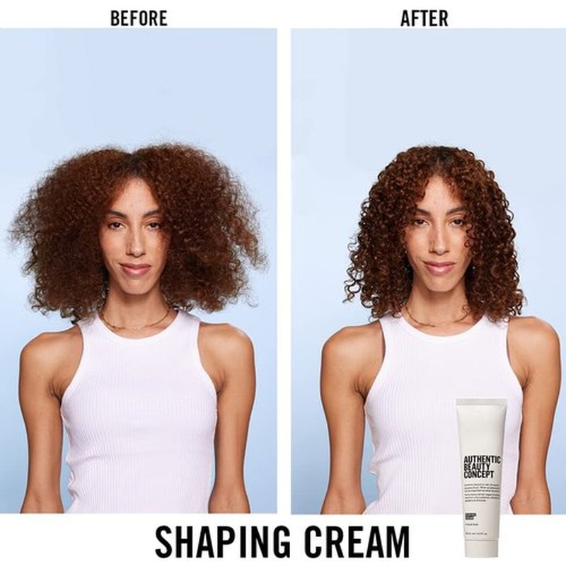 Authentic Beauty Concept Shaping Cream - Define & Hold Natural Texture for All Hair Types | Vegan & Cruelty-Free