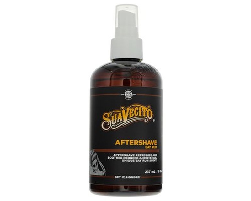 Suavecito Bay Rum Aftershave - Soothing 8 oz. Pump Spray for Hydrated Skin & All-Day Refreshing Fragrance