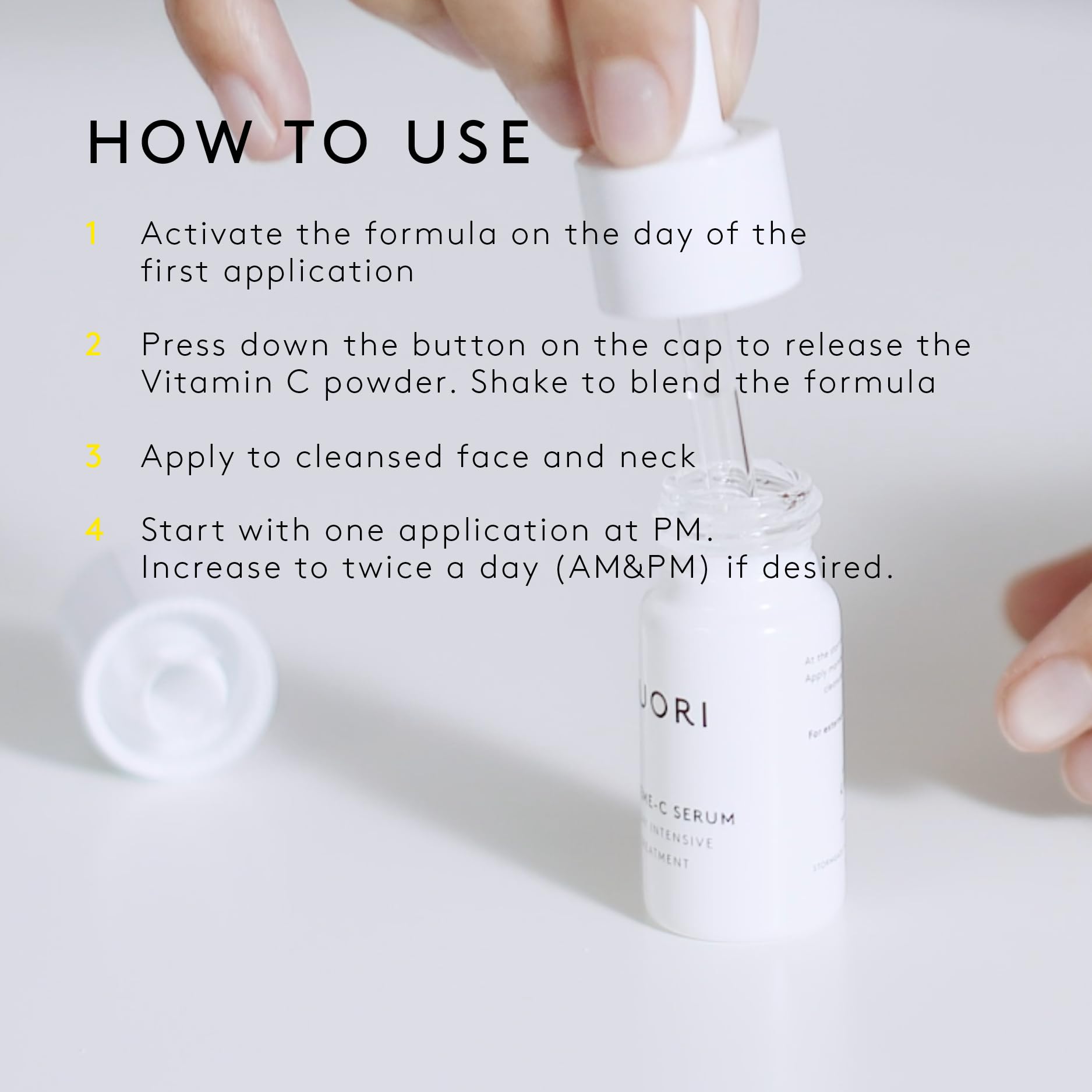 NUORI Supreme-C Serum | Brightening Vitamin C Serum, For All Skin Types, All Natural, 2 x 10 ml / 2 x 0.3 fl oz