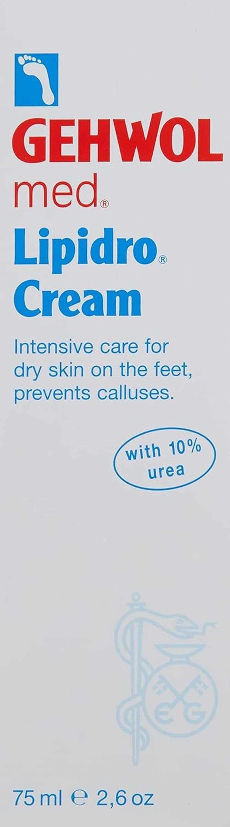 Gehwol Med Lipidro Cream - Moisturizing Relief for Dry Skin | 2.6 Fl Oz (Unisex)