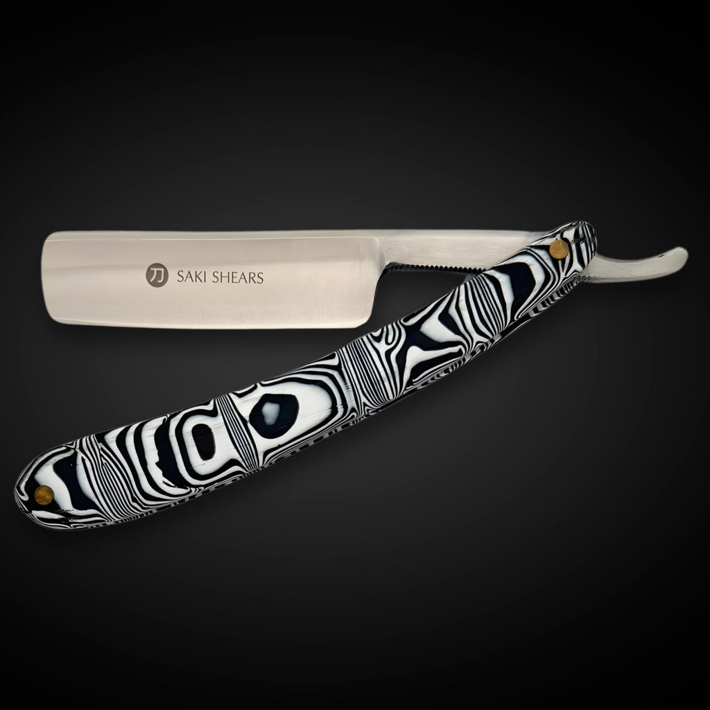 Shaving Straight Edge Razor from Saki Shears (Black)