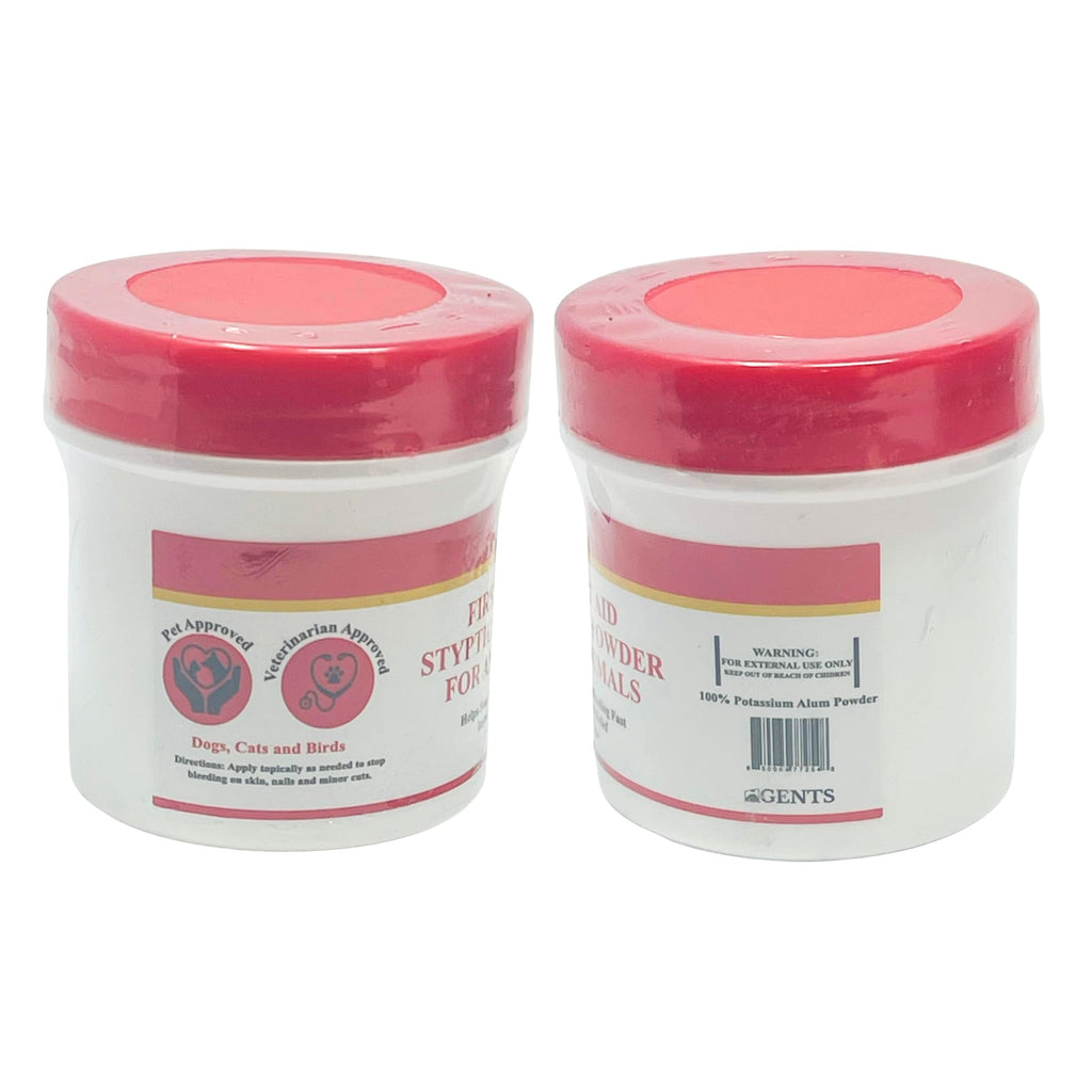G.B.S Styptic Powder for Animals – Fast-Acting Blood Stop for Dogs, Cats, Birds & Small Pets – First Aid Powder for Nail Bleeding, Minor Cuts & Grooming – 1 oz, Pack of 5