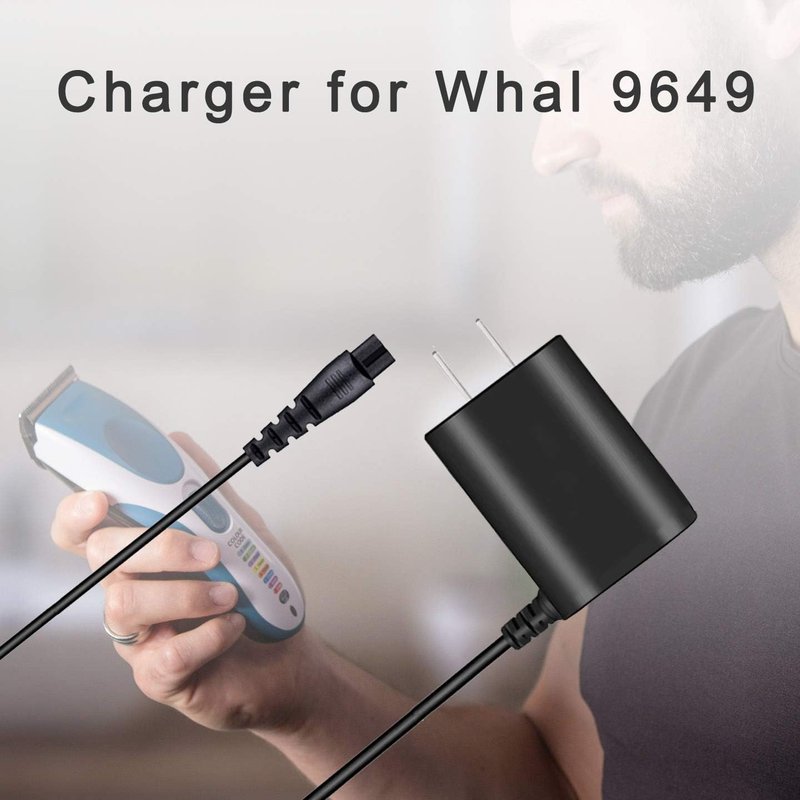WUKUR Charger for Wahl 9649 9649P Hair Clipper, 3.5V Charger Replacement Compatible with Wahl 9649 9649P Color Pro Cordless Hair Clipper Trimmer Power Cord