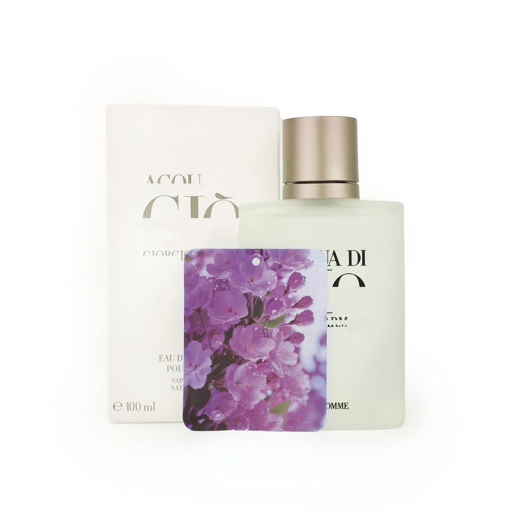 TKBJ Aquaperfume di Giòò Eau de Toilette Cologne for Menwith Bergamot notes, Jasmine, White Musks, Patchouli & Cedarwood 3.4 Ounce