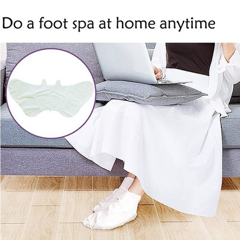 Foot Peel Mask 5 Pack,Lavender Exfoliating Foot Masks, Soft Smooth Touch Natural Exfoliator for Dry Dead Skin, Callus, Repair Rough Heels,Gifts for Women Mom and Men