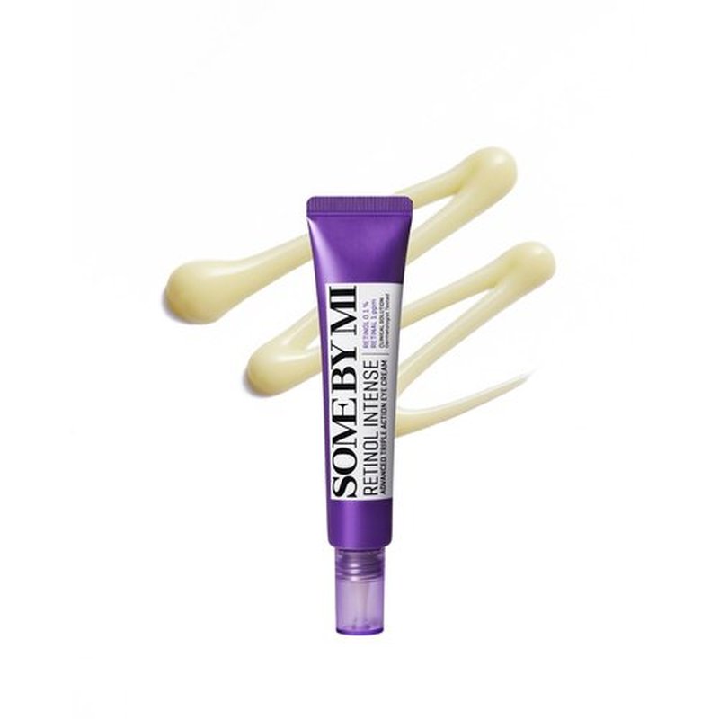 SOME BY MI Retinol Intense Advanced Triple Action Eye Cream – 1.01Oz, 30ml – Korean Retinol Under Eye Cream Anti Aging for Fine Lines – Brightens Dark Circles & Smooths Skin Texture – Korean Skin Care