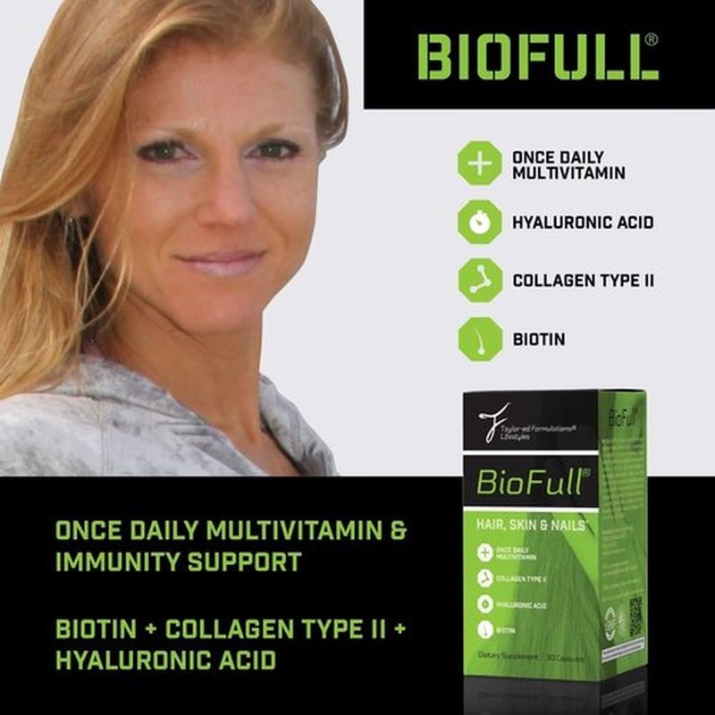 BioFull Hair Skin Nails - Biotin Vitamins for Hair, Skin & Nails - Biotin & Collagen Supplement for Women & Men