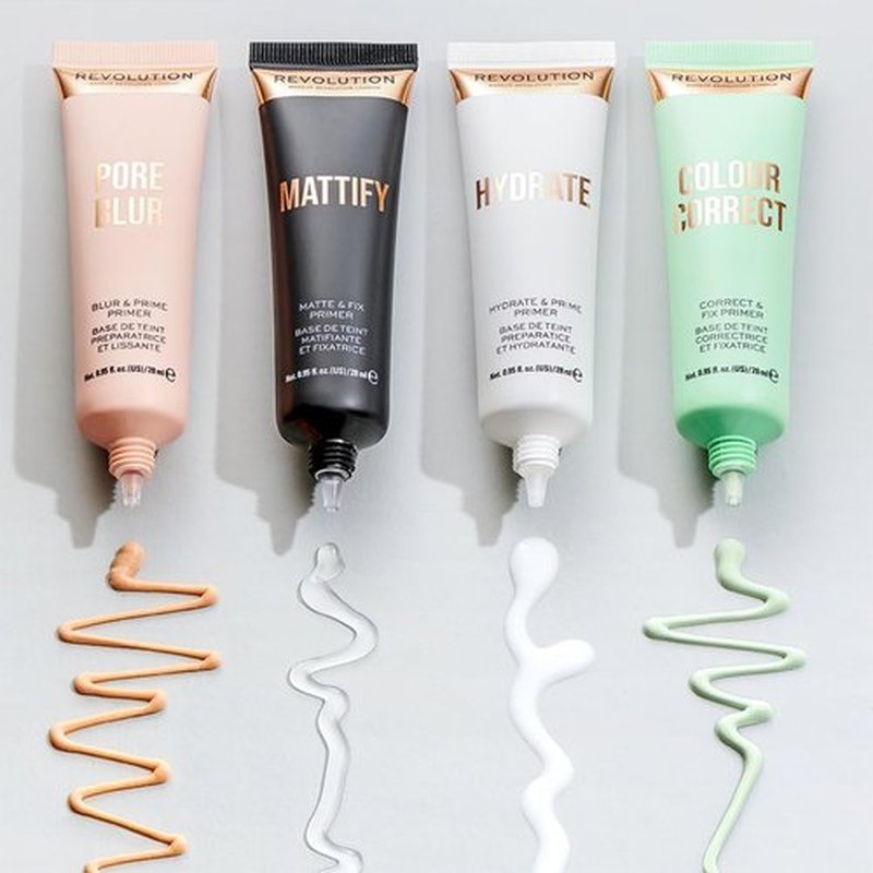 Makeup Revolution Face Primer - Mattifying, Lightweight & Translucent Formula | Vegan, 0.94 Fl Oz