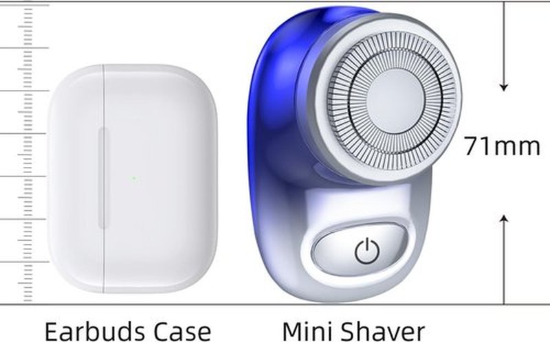 Skiennix Mini Electric Shaver - Portable Waterproof Razor for Men & Women | Rechargeable & Easy to Use