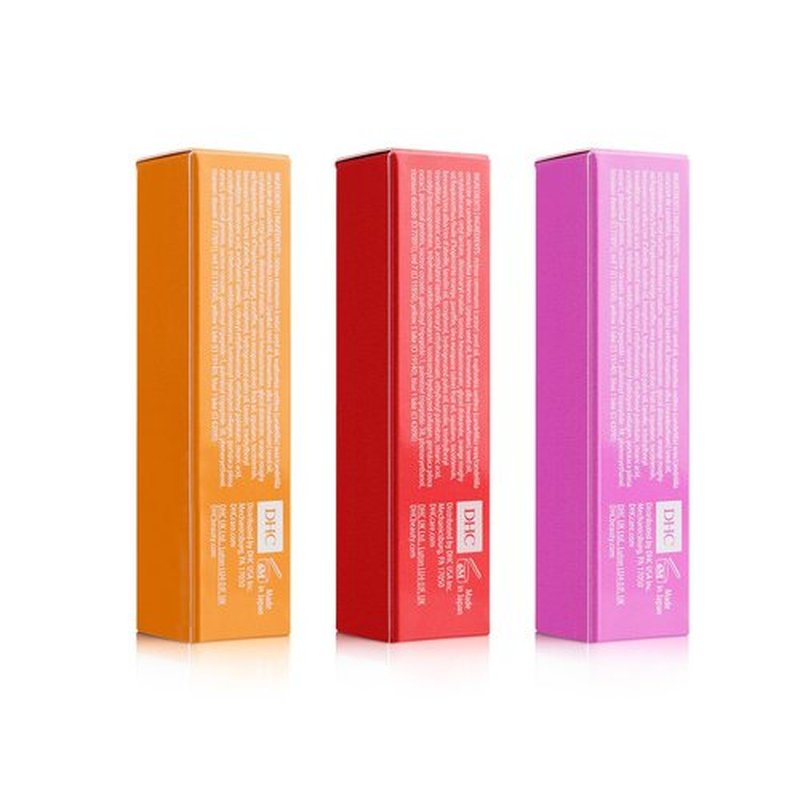 DHC Color Lip Cream - Hydrating & Long-Lasting Formula | Set of 3 Vibrant Shades