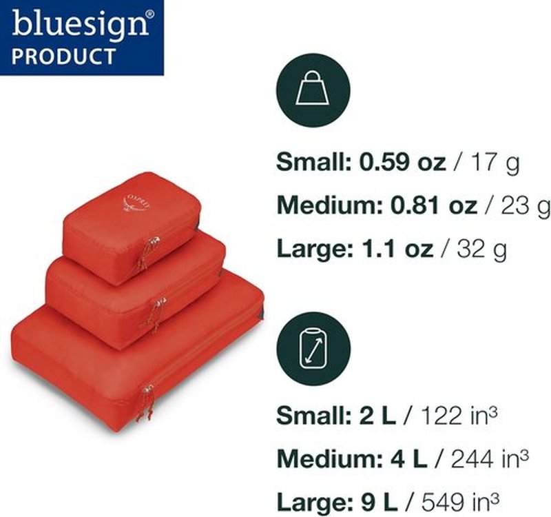 Osprey Ultralight Packing Cube - Compact Travel Organizer for Efficient Packing | Lightweight Design