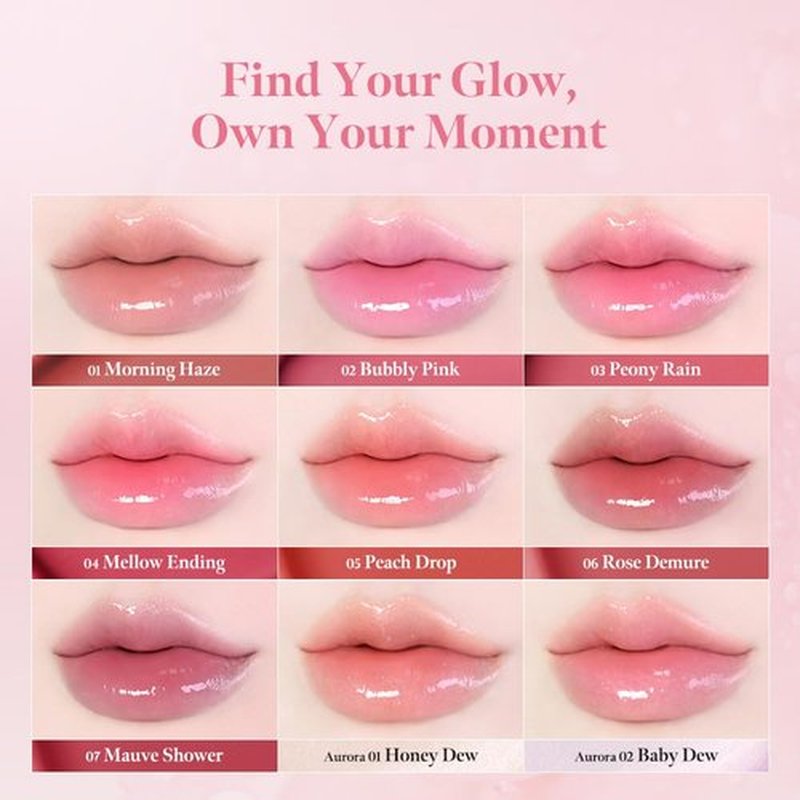 MILKTOUCH Dew Stain Sheer Lip Gloss Stocking Stuffers, Christmas Gifts (01 Morning Haze, 0.14 Fl Oz (Pack of 1))