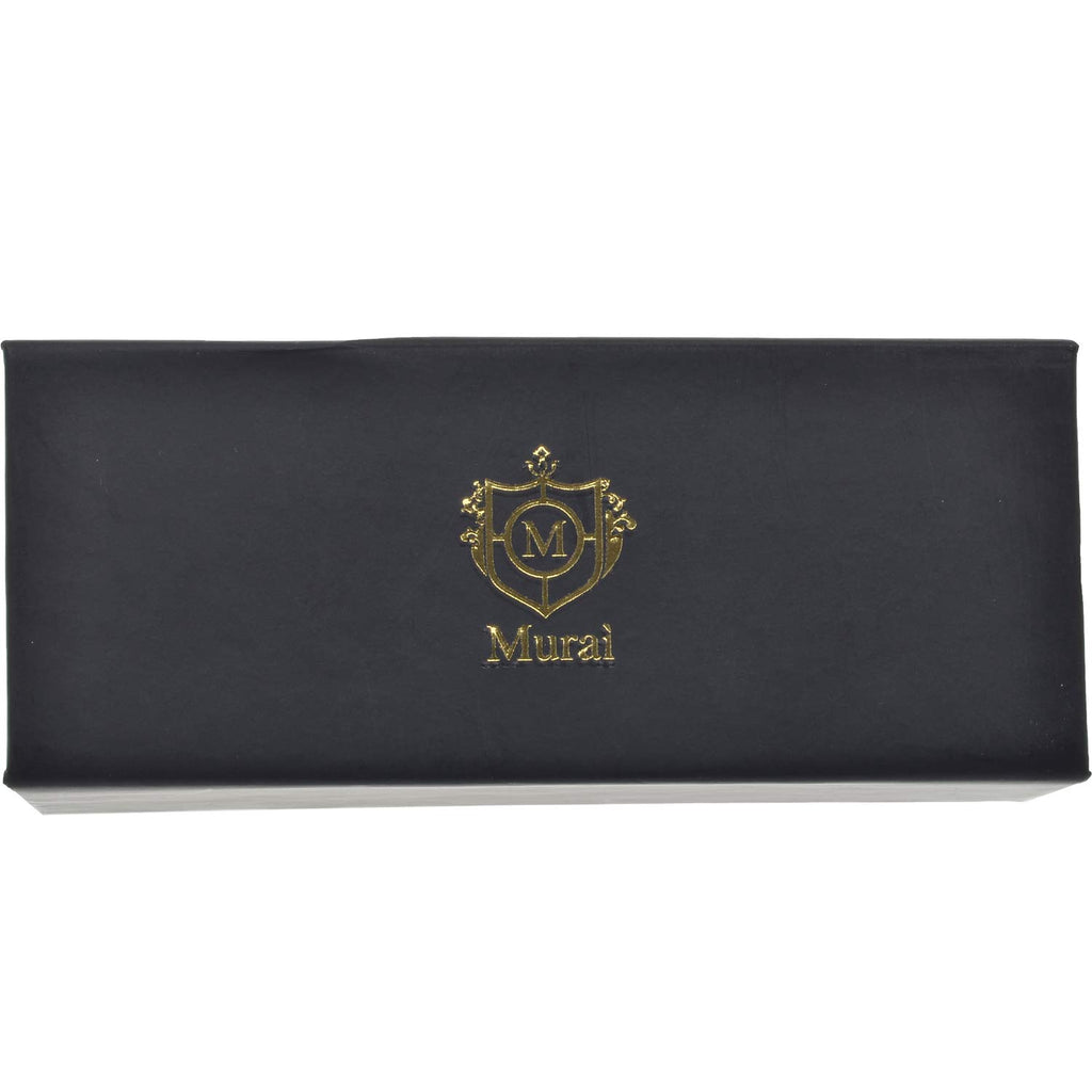 Murai by Giorgio GM4F Firm Boar Bristle Beard Brush - Travel Brush for Men's Skin Care and Grooming - Pocket Oval Beard Brush
