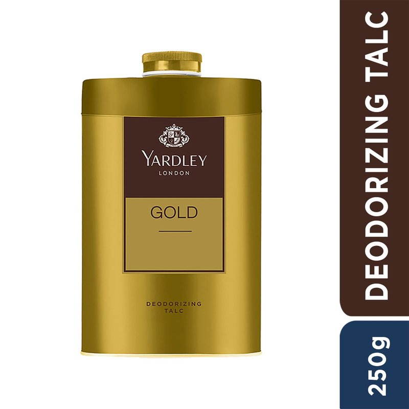 Yardley London Gold Perfumed Talc - Luxurious Fragrance for All-Day Freshness | 250g