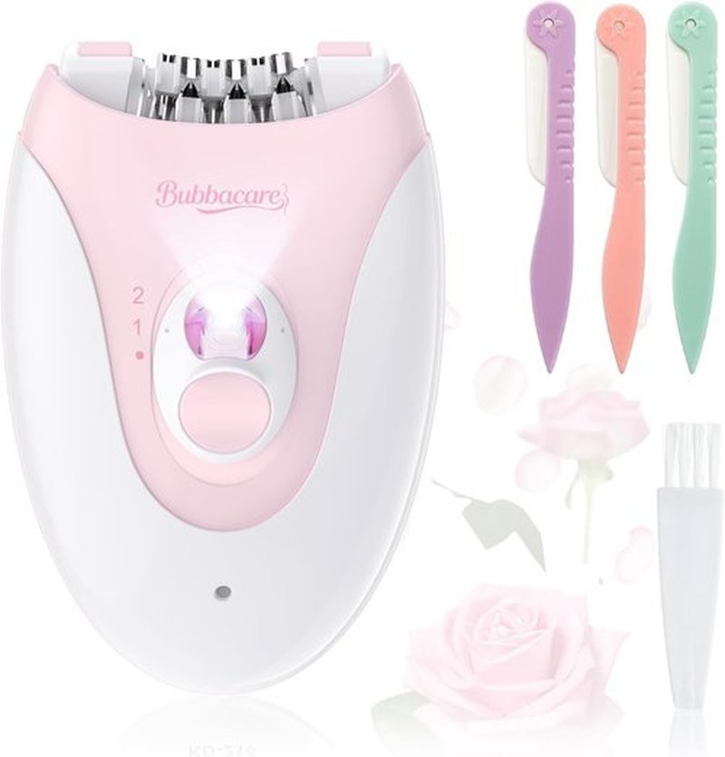 Skiennix Smooth Glide Epilator - Portable Facial Hair Removal for Women | Ideal for Face, Bikini & Arms