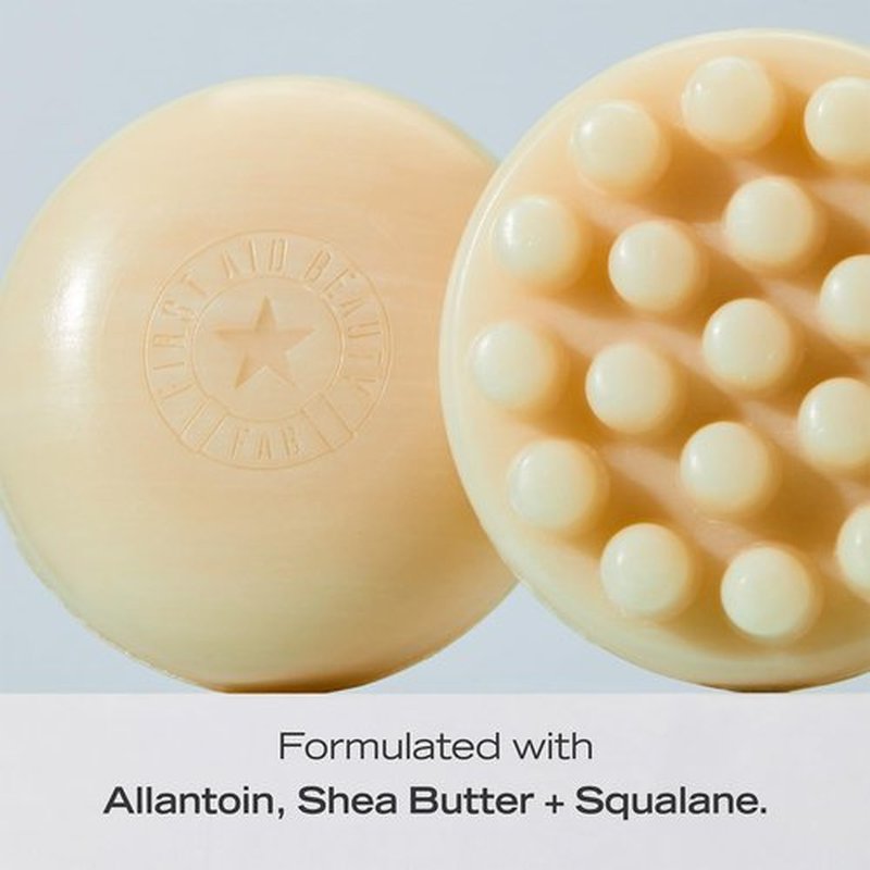 First Aid Beauty - Gentle Cleansing Bar | Luxurious Fragrance-Free Soap with Squalane & Shea Butter, 4.5 oz