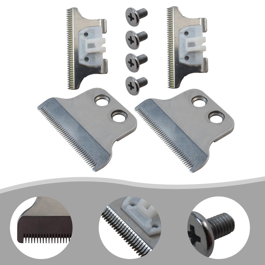 Gxcdizx Trimmer Blades Set for Wahl 5 Star Series Detailer (8081) Cordless Detailer LI (8171) T*Wide Blade Replacement