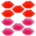 Lip Shaped Ice Pack for Post-Procedure Swelling & Bruising,Reusable Gel Cold Compress for Soothing Relief After Lip Filler,Injections,Small & Flexible for Face & Eyes