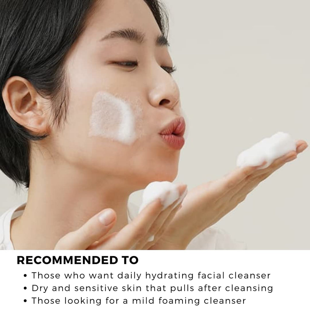 DearKlairs K-Beauty Skincare Rich Moist Foaming Cleanser, 3.4 fl oz (100 ml)