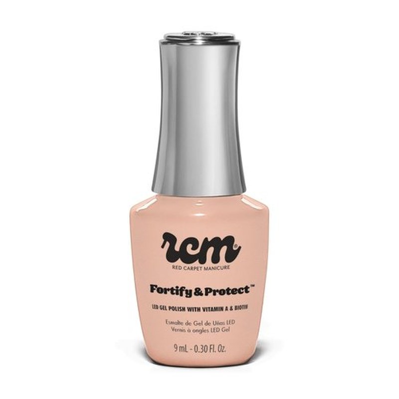 RC Red Carpet Manicure LED Gel Polish - Fortify & Protect in Neutral Shades | Long-Lasting Finish