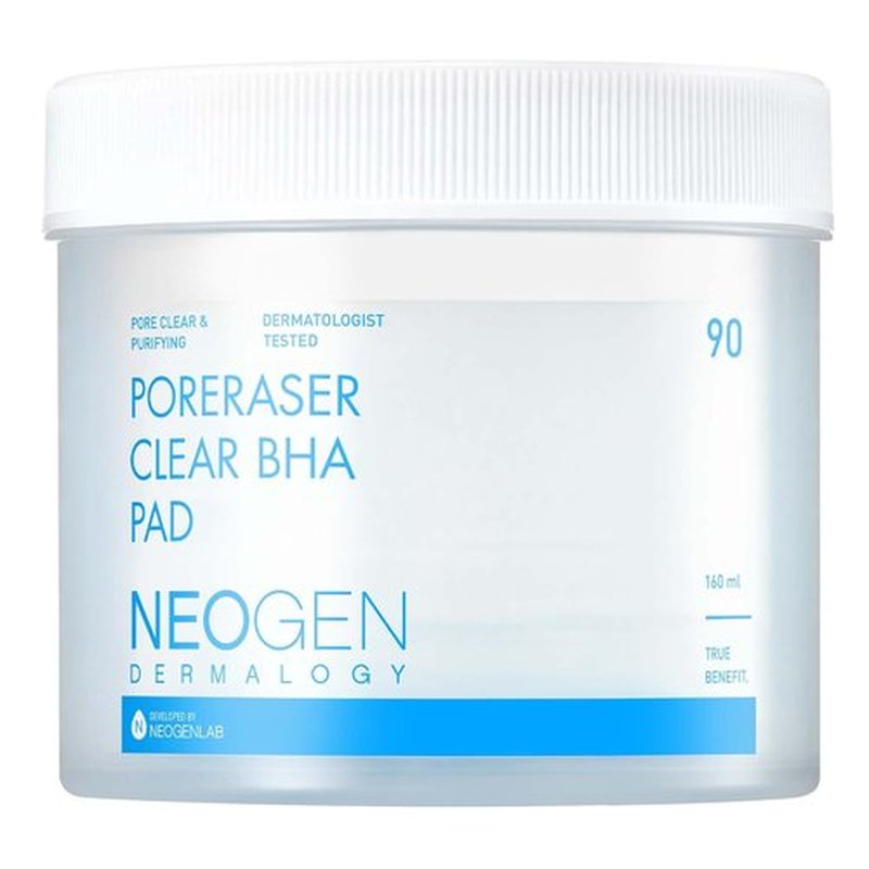 NEOGEN DERMALOGY Poreraser Clear BHA Pads - Exfoliating Facial Treatment for Blackheads & Enlarged Pores (90 Pads) | Sensitive Skin Care