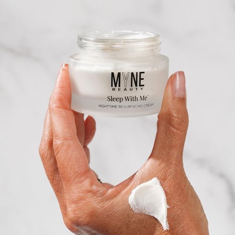 Sleep With Me Nighttime Resurfacing Cream - Anti-Aging Retinol & Vitamin C Formula for Fine Lines, Hydration & Skin Texture