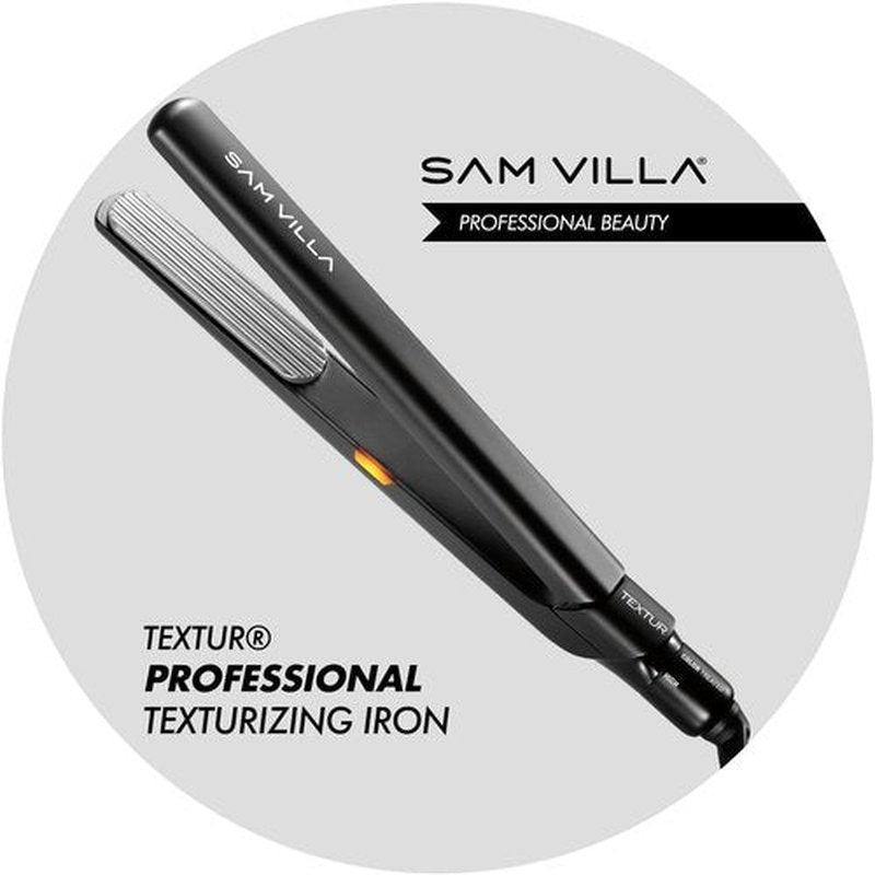 Sam Villa TEXTUR Professional Texturizing Hair Crimper - Precision Heat Control | 1 Count