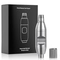 Nose Hair Trimmer for Manual, Battery-Free, Stainless, Waterproof, Painless