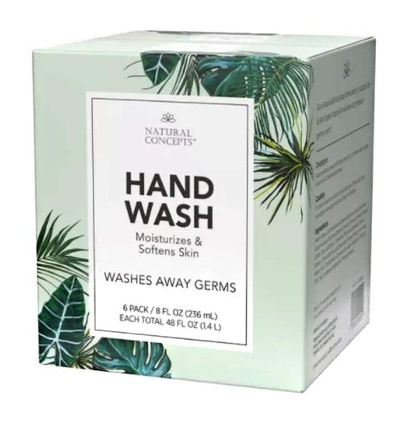 Generic Natural Concepts Handwash, Cleans and Softens Skin, 8 fl oz, 6-bottles