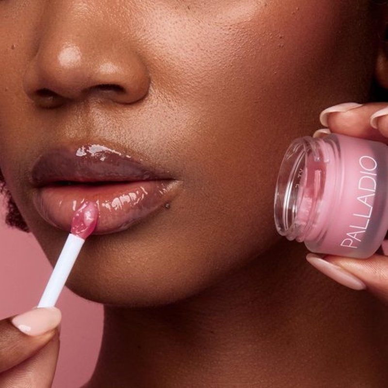 Palladio Lip Mask - Intense Overnight Moisturizer for Dry Lips | Hydrating Shea Butter & Sweet Cherry Infusion