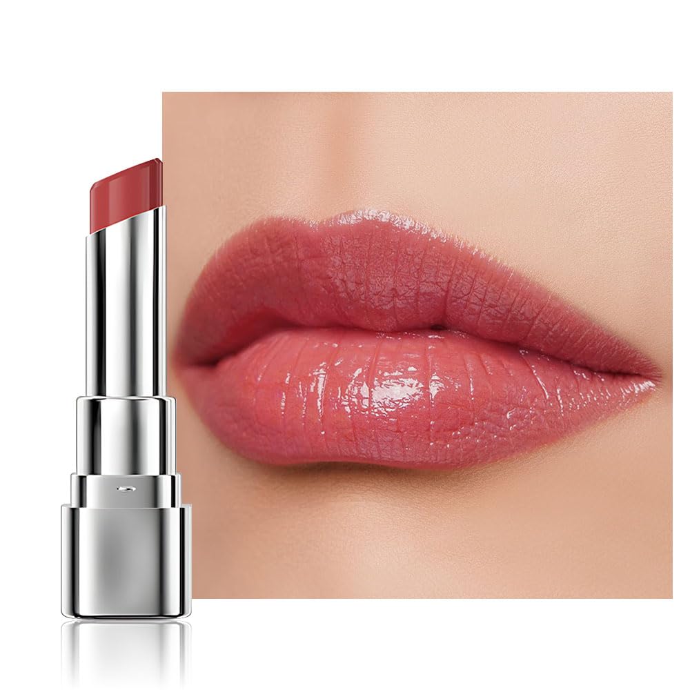 HHLTOH 1Pcs Tinted Lip Balm Moisturizing Lipstick – Watermelon Peach Pink Sheer Hydrating Lip Color for Dry Lips – Nourishing Lip Balm for All Women with a Subtle Natural Scent (S02 Summer)