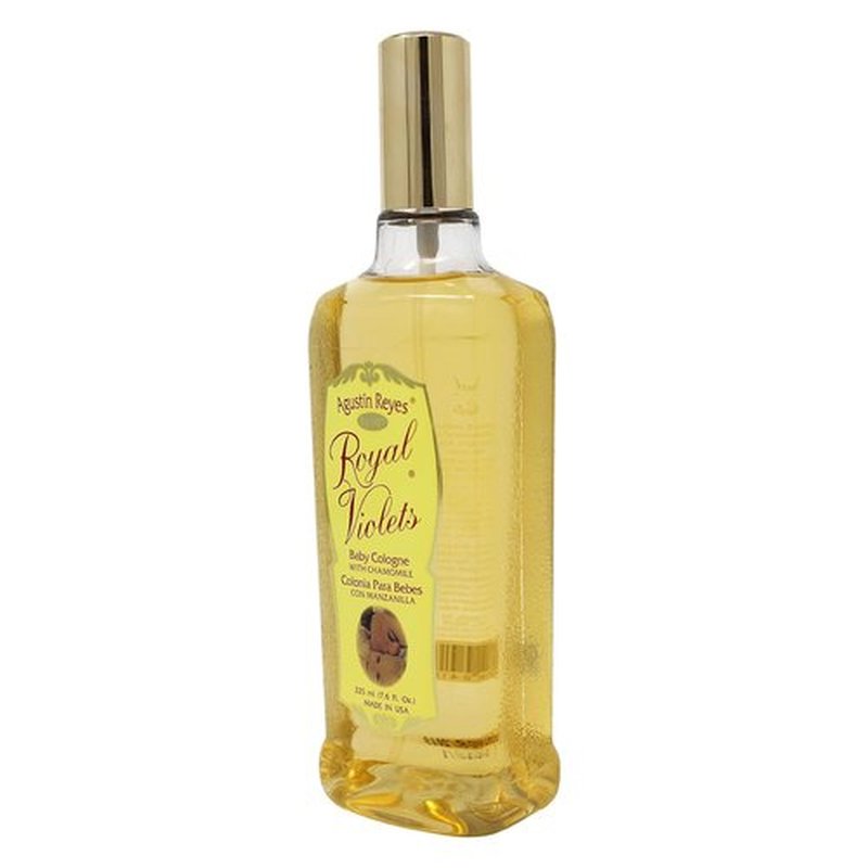 Royal Violets Baby Cologne - Gentle Chamomile Formula for Refreshing Baby | 7.6 Fl Oz Spray Bottle
