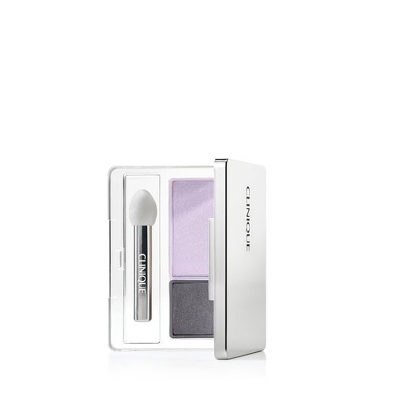 Clinique All About Shadow Duo Eye Shadow Makeup - Safe for Sensitive Eyes | Buildable, Long-Wearing Color