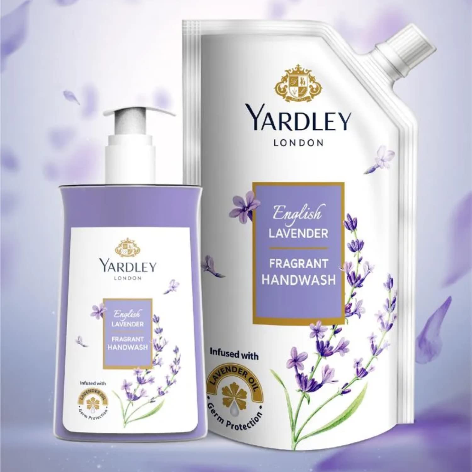 OMG Deals Yardley London English Lavender Fragrant Handwash 200ml + 180ml pouch FREE