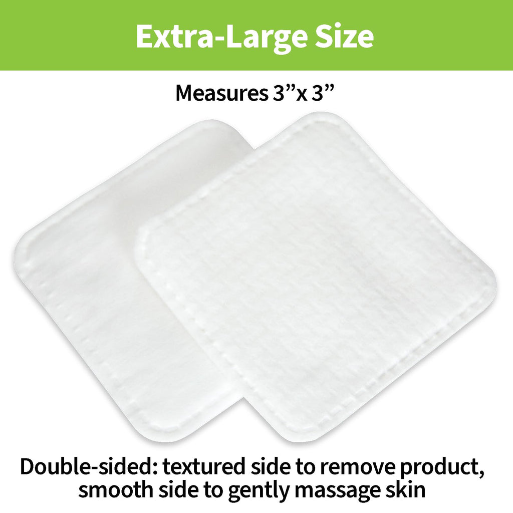 ForPro Premium Pure & Simple XL Facial Pads (360-Count), Triple Layered Ultra Soft Disposable Makeup Remover Pads, 100% Vegan & Cruelty-Free, Pack of 6-60 Cotton Squares