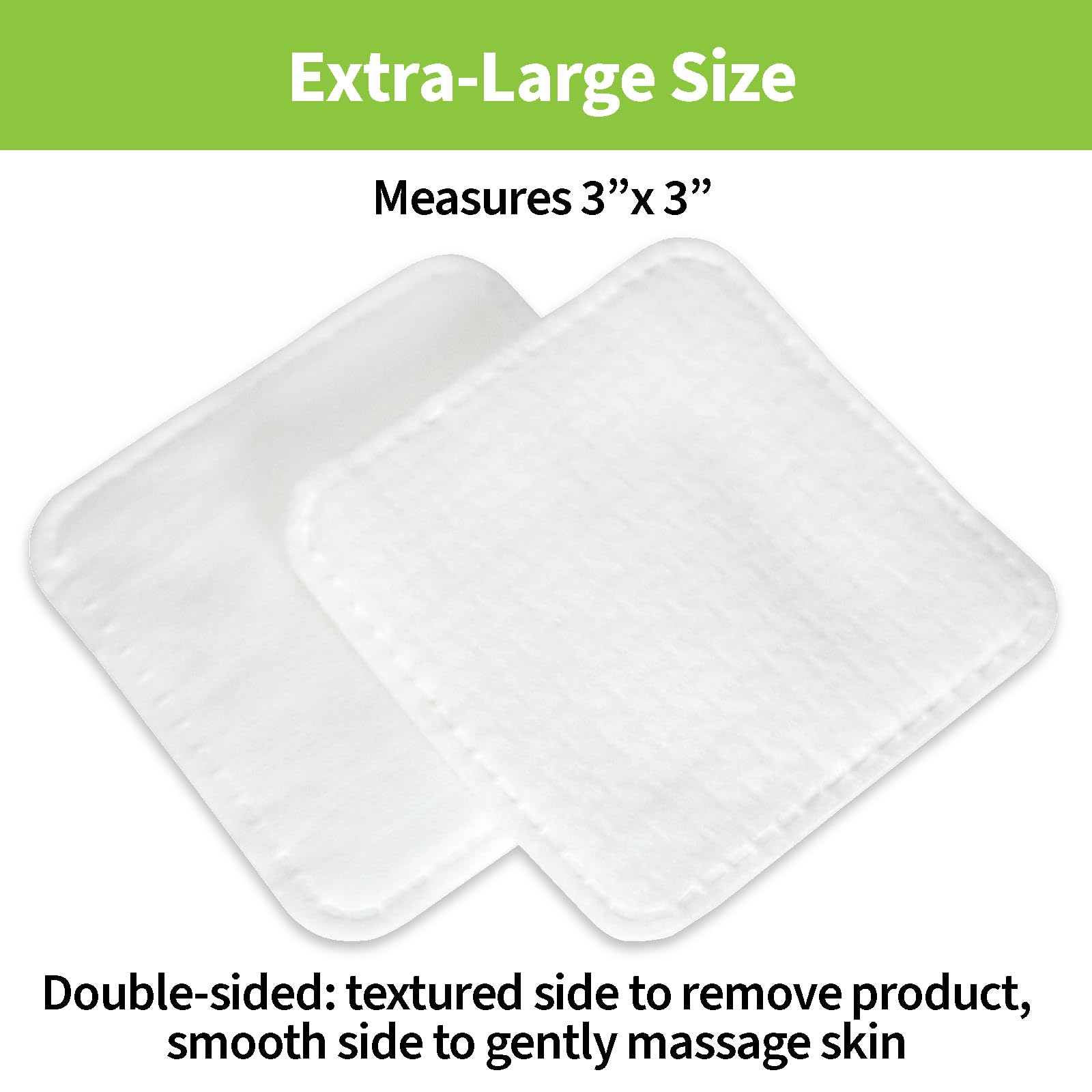ForPro Premium Pure & Simple XL Facial Pads (360-Count), Triple Layered Ultra Soft Disposable Makeup Remover Pads, 100% Vegan & Cruelty-Free, Pack of 6-60 Cotton Squares