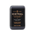 Mistral Black Amber Luxury Bar Soap for Men - Natural, Moisturizing & Paraben-Free | 8.8 oz Made in France