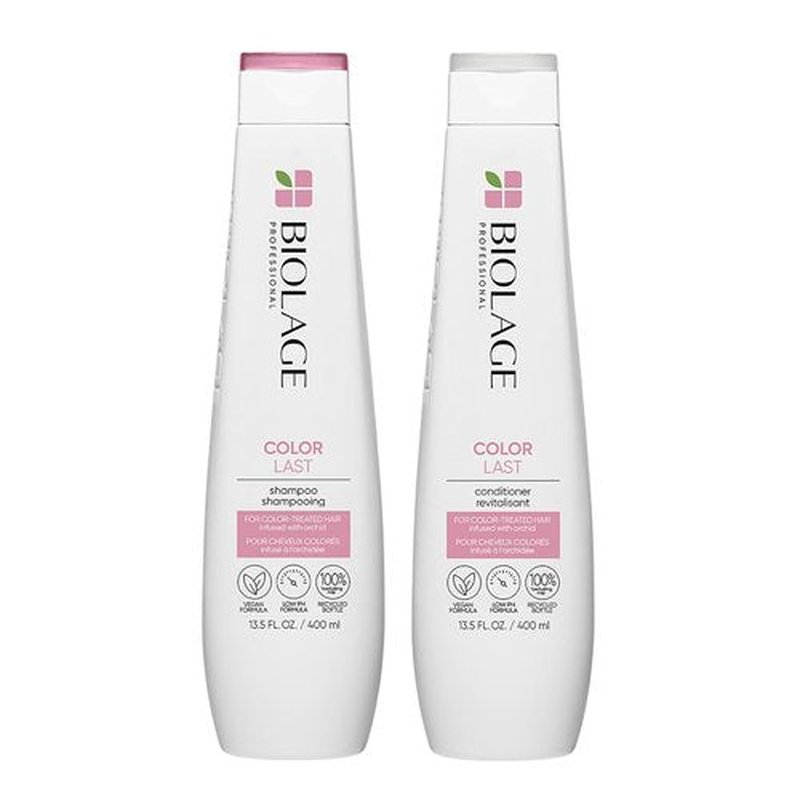 Biolage Color Last Shampoo & Conditioner Set - Protects Color & Maintains Vibrancy | Paraben & Silicone-Free | Vegan