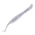 Ms.Queen Eyelash curlers, Precision Master Lash Tweezers S-Curved 45 Degree Eyelash curlers for Mega Volume Lashes Extensions