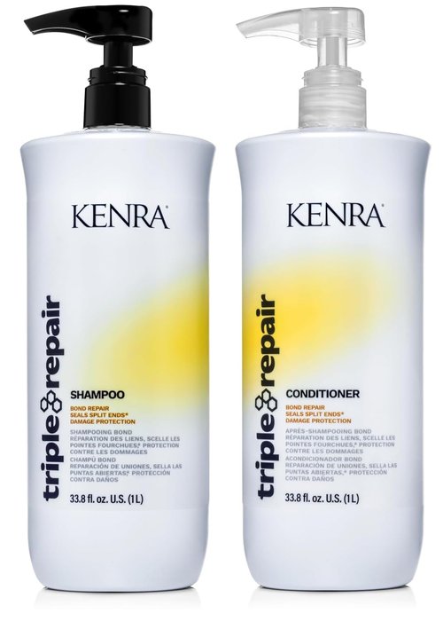 Kenra Triple Repair Conditioner - Strengthens & Restores Weak Bonds | Split Ends & Damaged Hair | Sulfate-Free