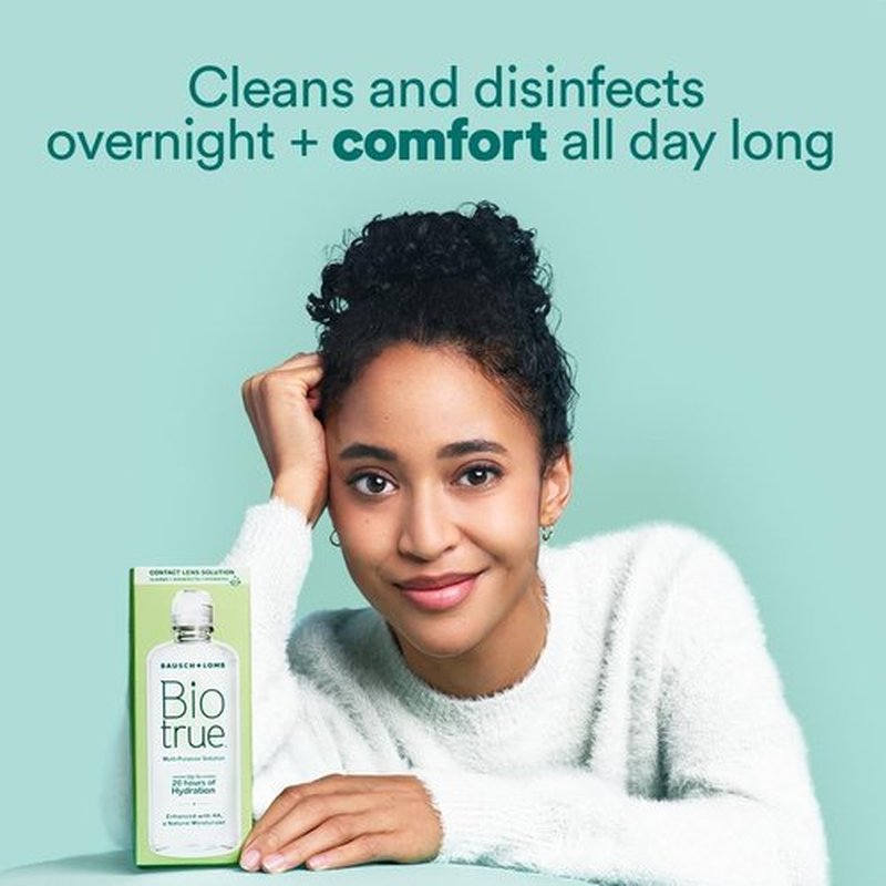 Biotrue Multi-Purpose Contact Lens Solution - Cleans, Hydrates & Disinfects | 10 Fl Oz (Pack of 2)
