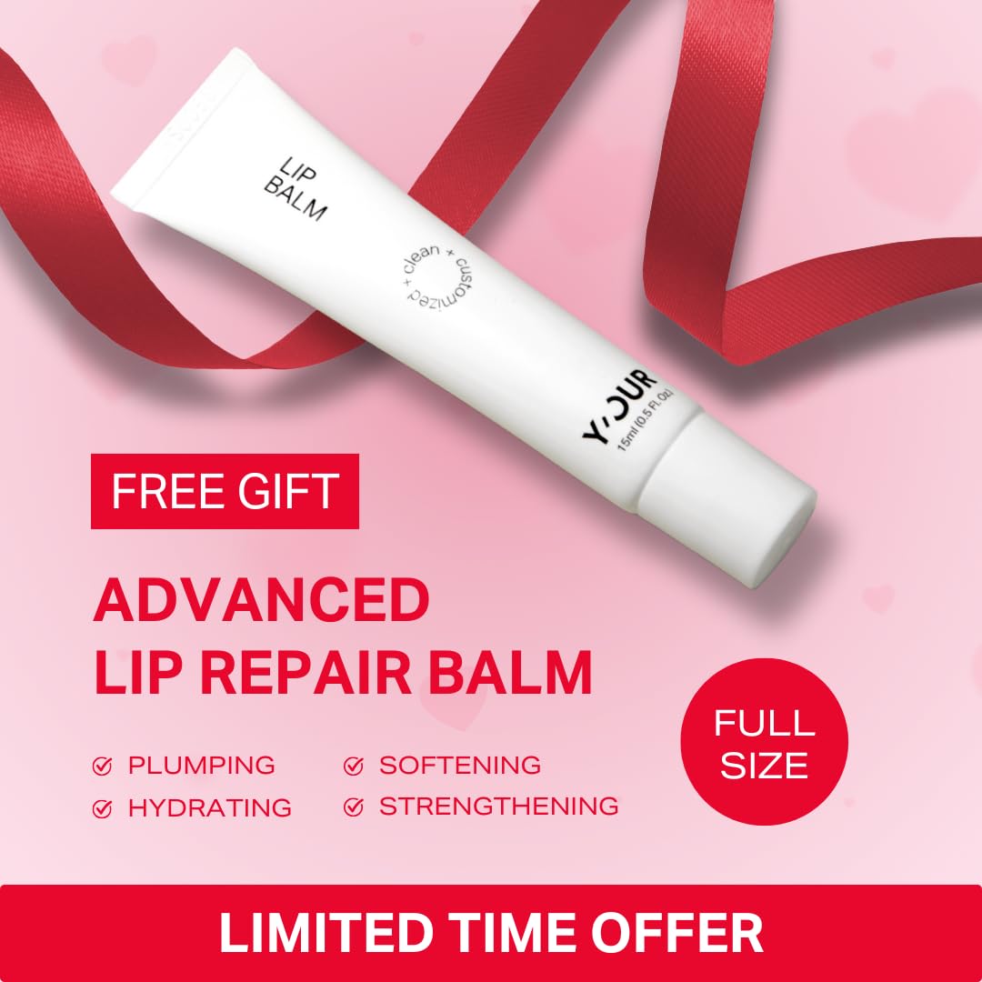 Y'OUR Skincare System, Contains: Moisturizing Cleanser, Antioxidant Day Cream, Calming Serum, Revitalizing Night Cream, Intensive Hydration Serum. Gifts for Women. Made in USA