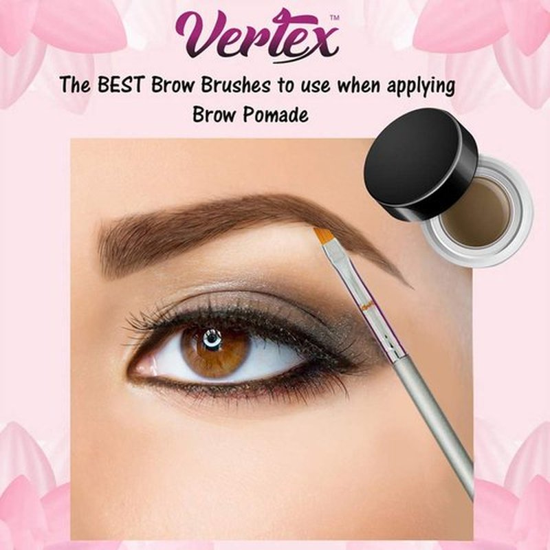 Regine Switzerland Eyebrow Brush Kit - Thin Angled Brushes for Shaping & Concealing | Duo Spoolie Brushes
