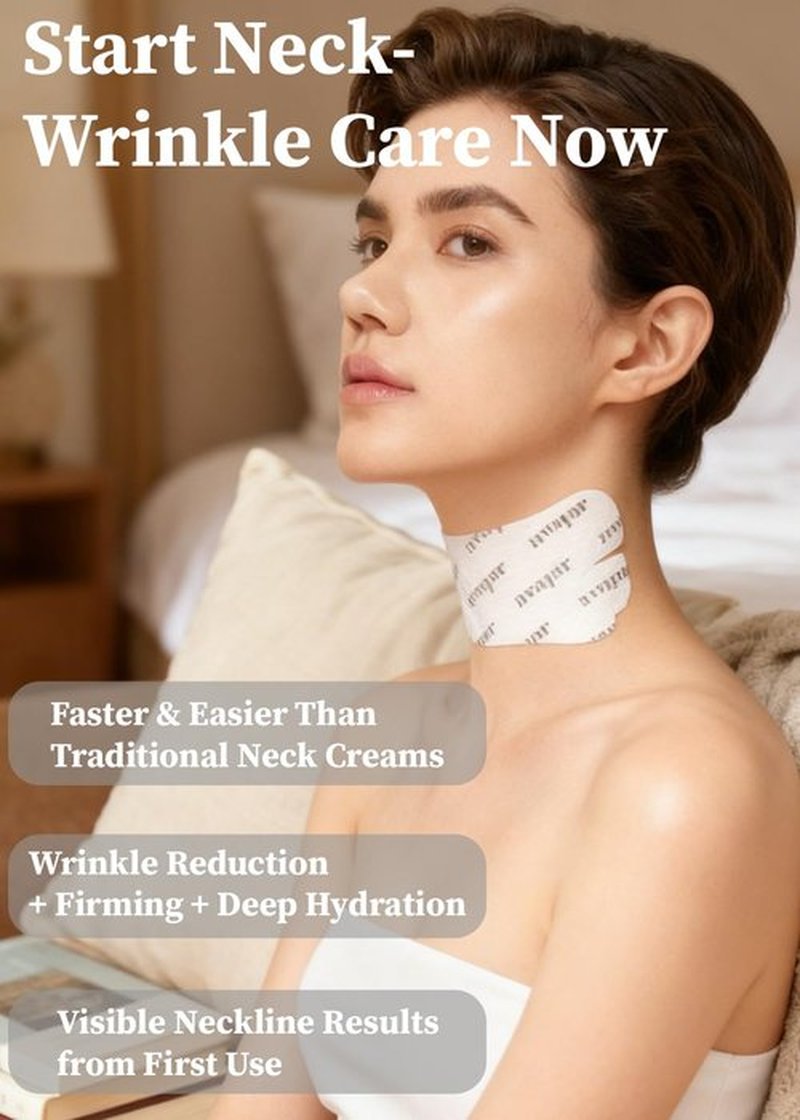 Avajar Collagen Neck Mask - PDRN Firming & Tightening Treatment with Niacinamide, 5-Pack