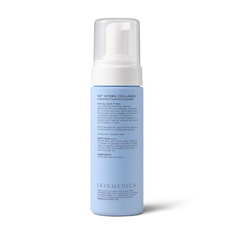 SkinMedica HA5 Hydra Collagen Foaming Cleanser - Hydrating Vegan Collagen Wash, 5 Fl Oz | Gentle Daily Cleanser