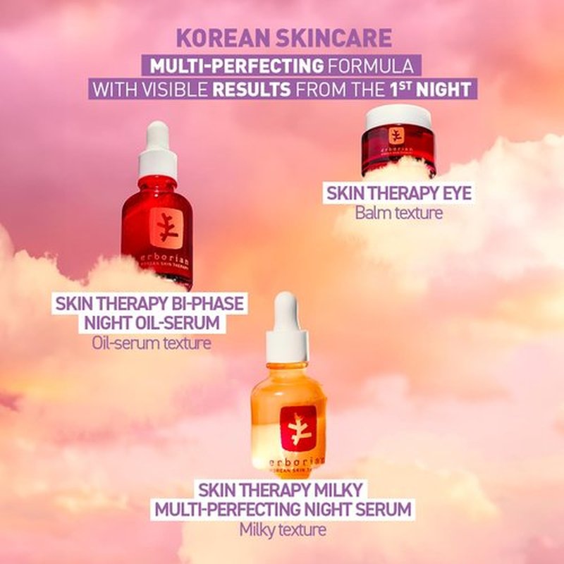 Skin Therapy Multi-Perfecting Bi-Phase Night Oil-Serum - Supercharged With 17 Ingredients -Targets 7 Skin Concerns- Improves Appearance of Fine Lines, Skin Texture and Complexion Evenness (0.3 Fl Oz)