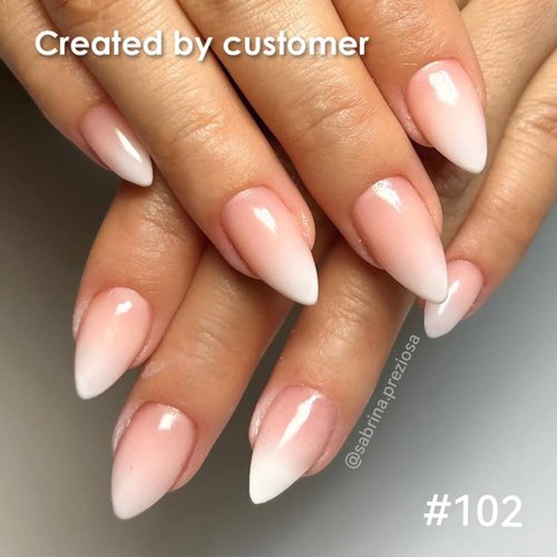 FAVAI 6 PCS Airbrush Gel Nail Polish 90 ML White Color (#102) for Nail Art, Non-Acetone Airbrush Gel Polish with Fine Mist, Nail Polish for Nail Gradients No Dilution, 6 * 15ML