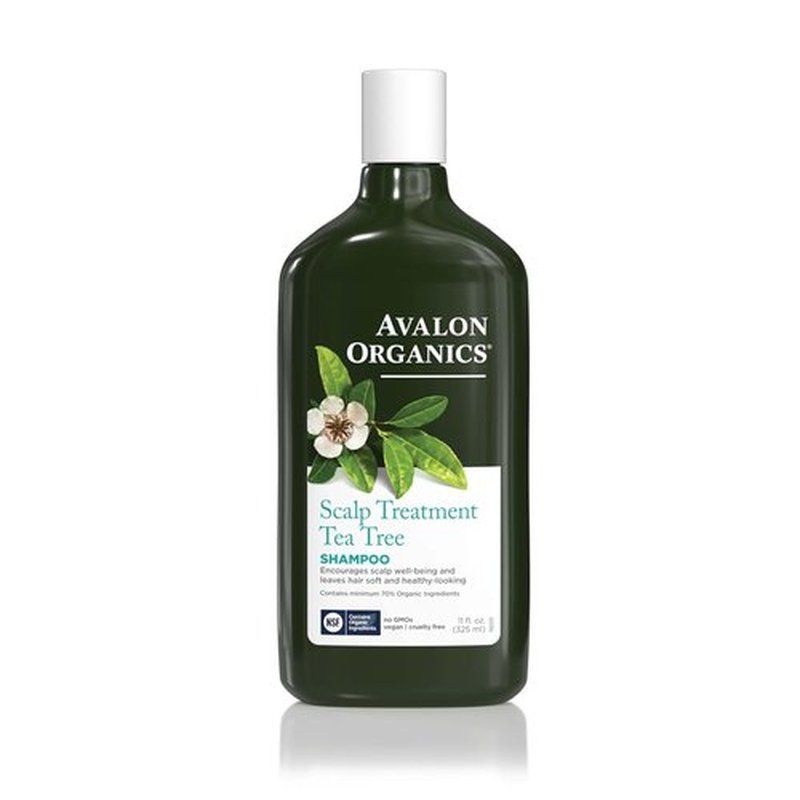 Avalon Organics Tea Tree Shampoo - Scalp Treatment for Healthy Hair & Softness | 11 Fl Oz