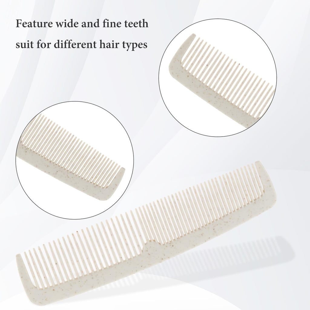 Hair Combs Bulk, 50 Pack Disposable Combs Individually Wrapped, Double Tooth for Beard and Hair, Suitable for Travel, Hotel, Event Gifting and Care Bag
